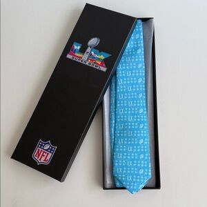 Super Bowl LX Blue Tie